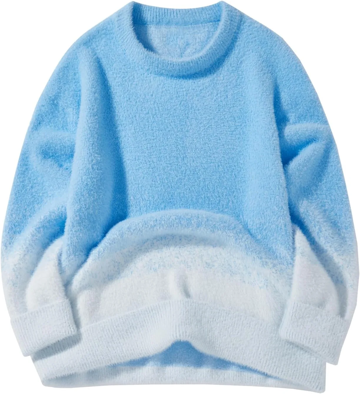 

Мужской свитер с градиентом, утепленный, свободного кроя SUPUSTEAM