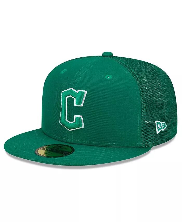 

Мужская зеленая кепка Cleveland Guardians 2022 ко Дню Святого Патрика 59Fifty New Era