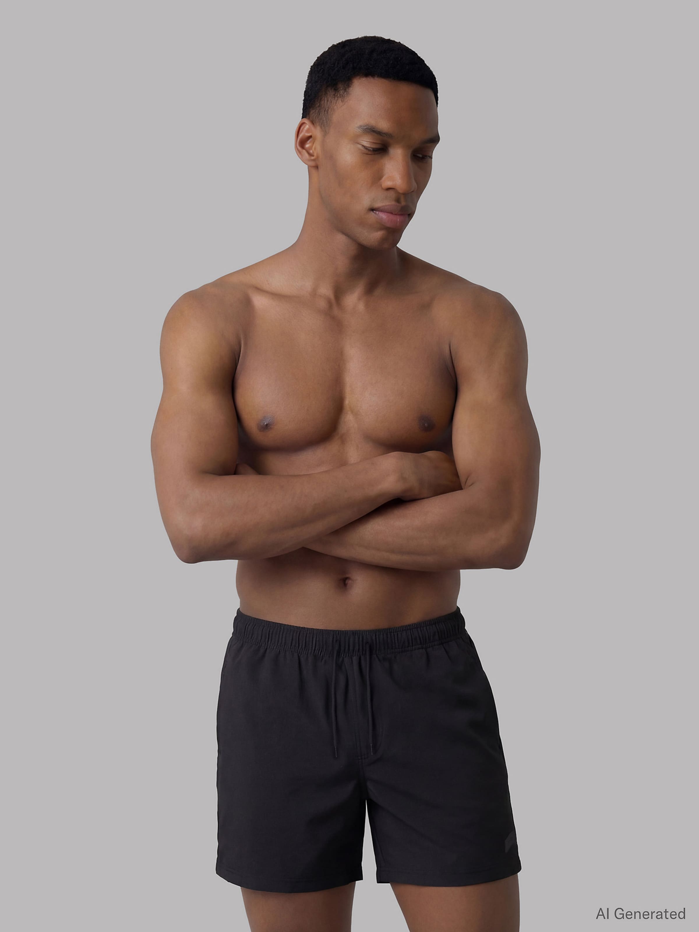 Calvin Klein Swimwear Шорты Board Shorts 'CK Essentials' в черном цвете — фото 3