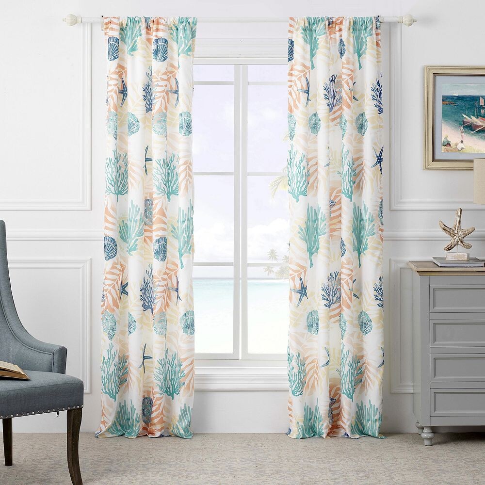 

Набор оконных штор Greenland Home Fashions Montego, синий