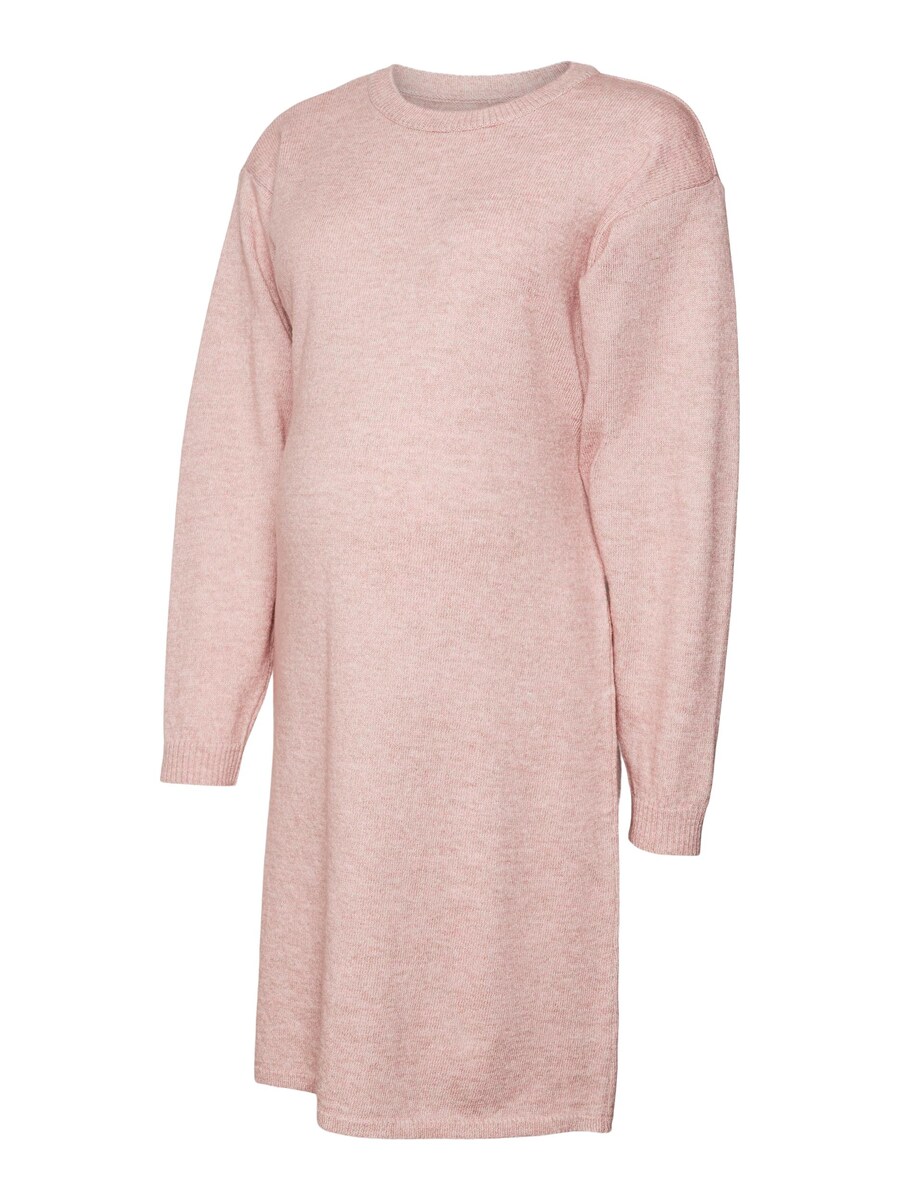 

Вязаное платье MAMALICIOUS Knitted dress Light, цвет mottled pink