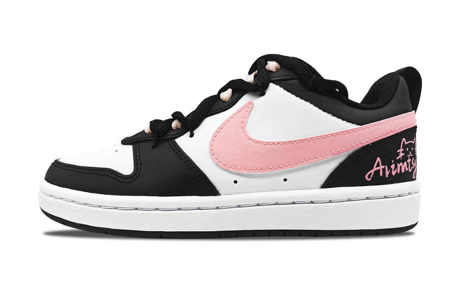 

Кроссовки Nike Court Borough Kids' Skateboarding Shoes Grade School, розовый