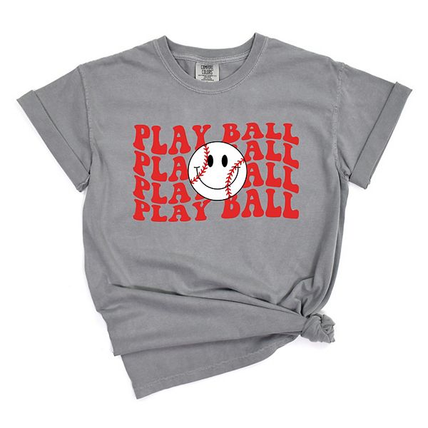 

Футболка Play ball stacked smiley face garment dyed Simply Sage Market, Grey, Серый, Футболка Play ball stacked smiley face garment dyed Simply Sage Market, Grey