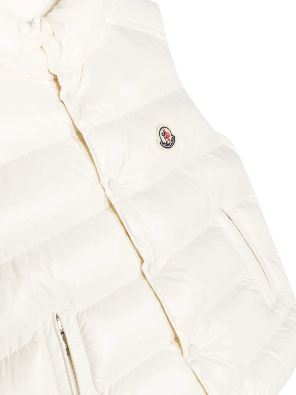Дутый жилет Tib Moncler Enfant, белый — фото 3