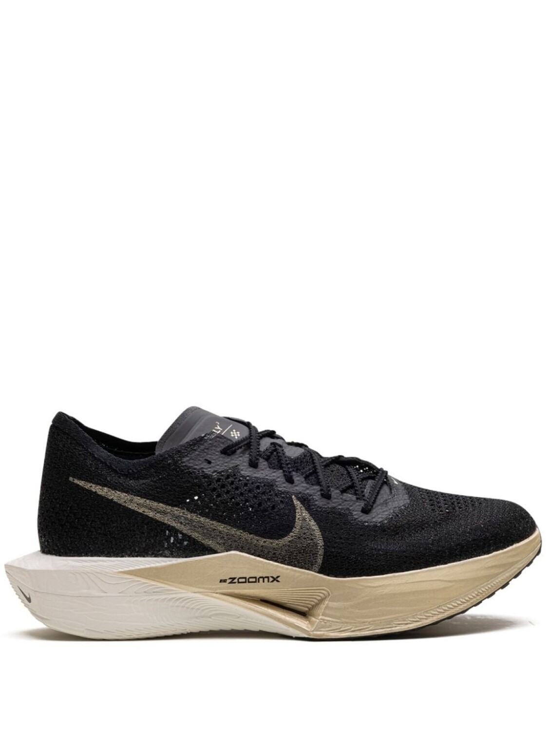 

Nike кроссовки ZoomX Vaporfly 3 Black/Metallic Gold Grain, черный