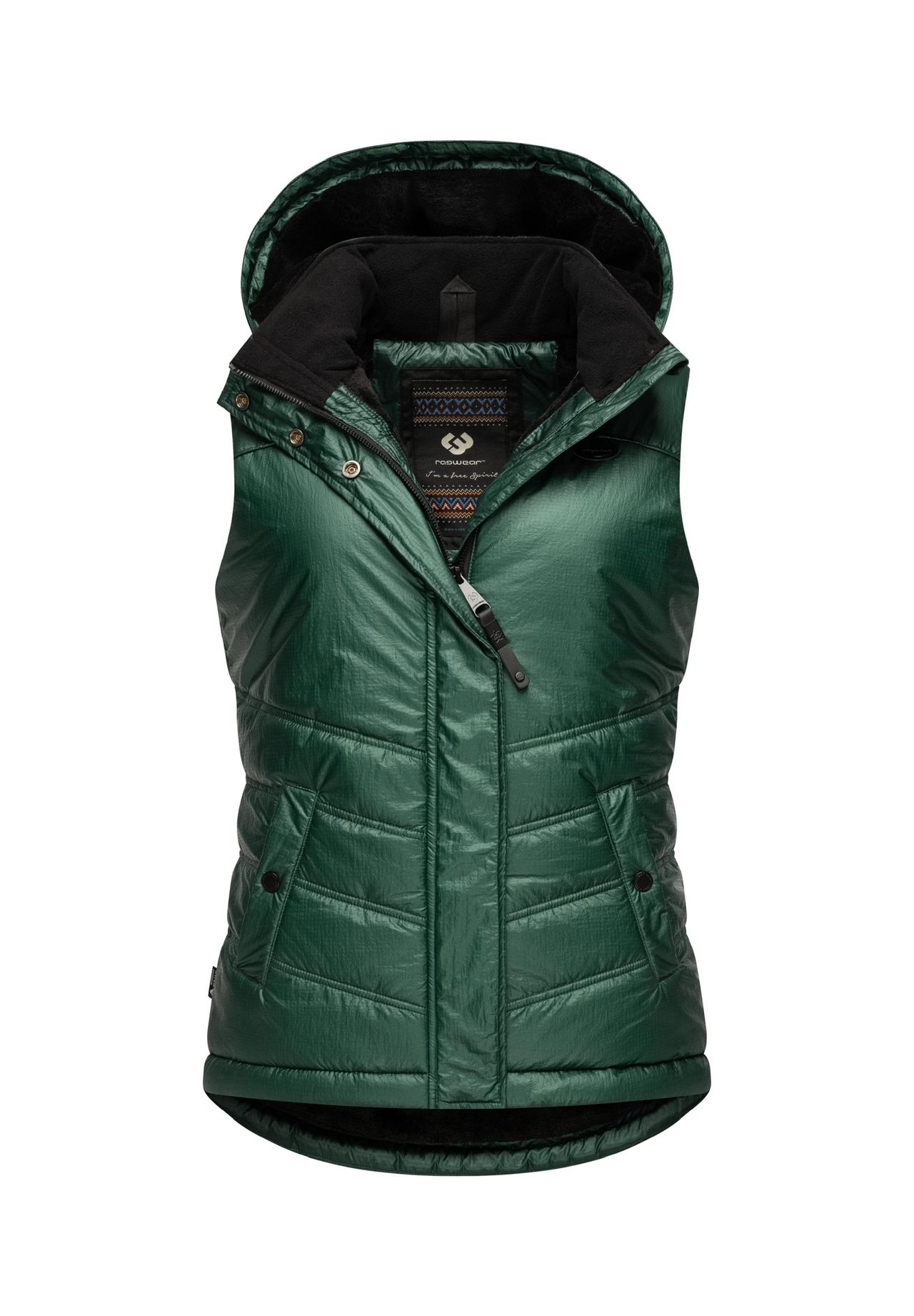 

Стеганый жилет Hesty Bling Ragwear, зеленый