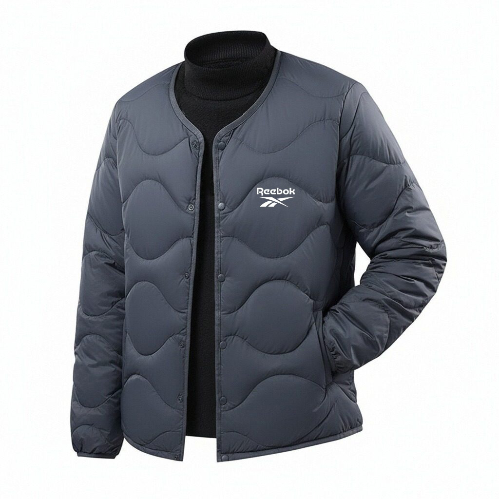 

Пуховик Unisex с круглым вырезом, легкий Reebok, темно серый