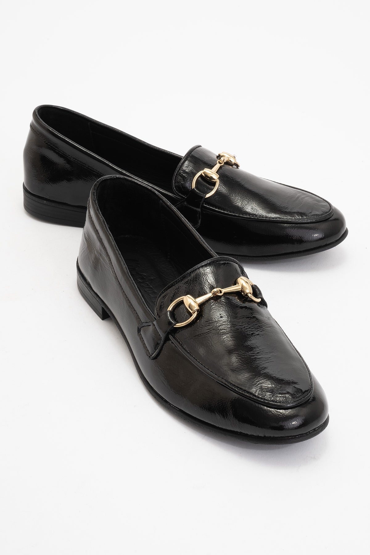Рори Лоферы с кожаной отделкой Forever & Always Shoes, черный