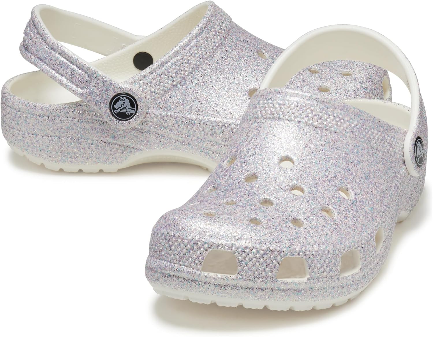 

Детские кроксы Crocs Classic с блестками, Mystic Glitter