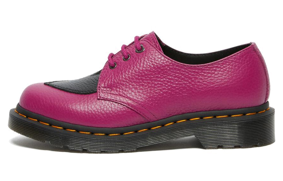 

Женские повседневные туфли женские фуксия / черный Dr.Martens
