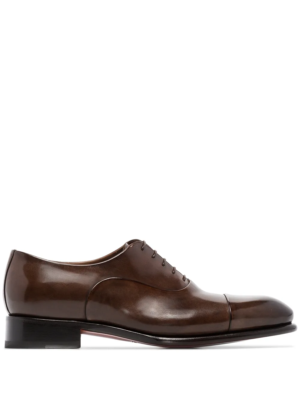 

Оксфорды на шнуровке Santoni, коричневый