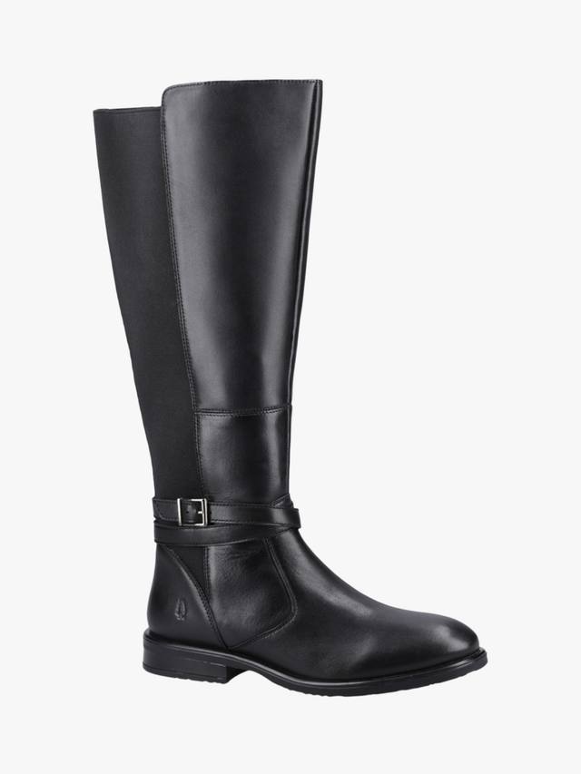 Высокие кожаные ботинки Victoria до колена Hush Puppies, Black — фото 2