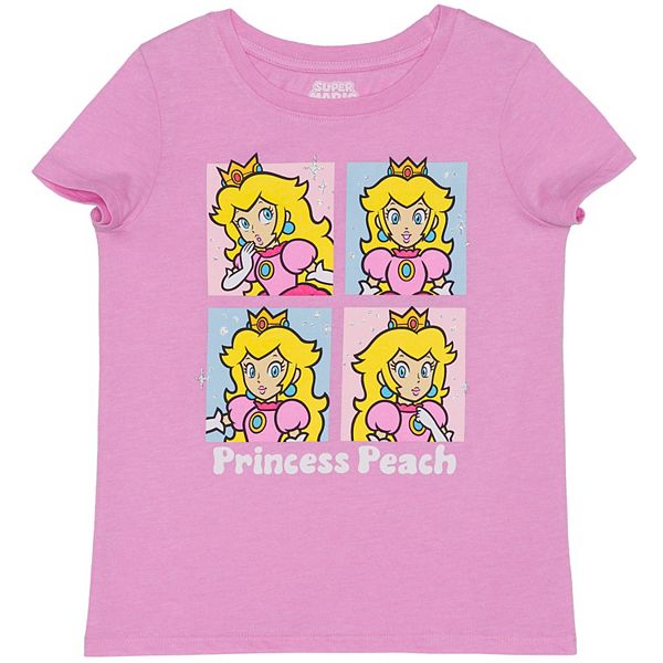 

Футболка с принтом Nintendo Princess Peach для девочек 4-12 лет Jumping Beans