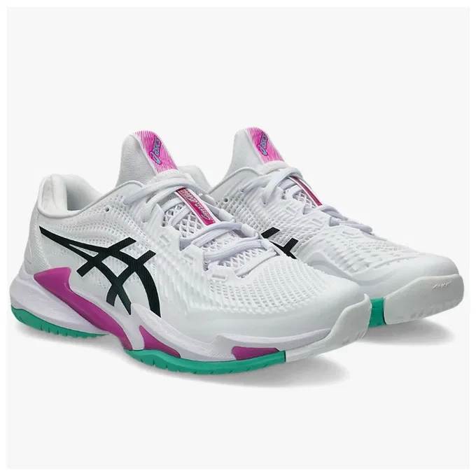 Мужские теннисные кроссовки «Court FF 3» от ASICS, White X Dark Sakura (106) — фото 2