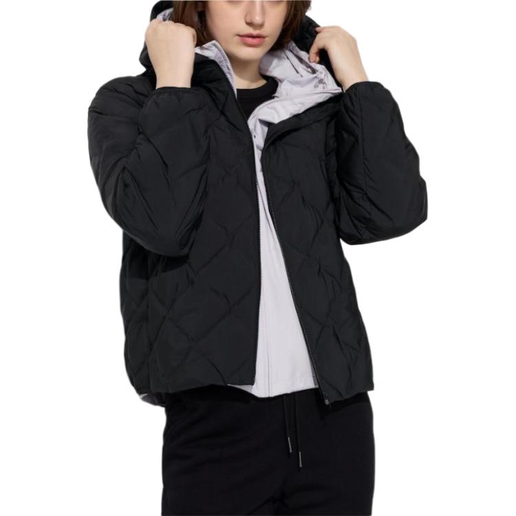 

UNIQLO Женская стеганая куртка черного цвета