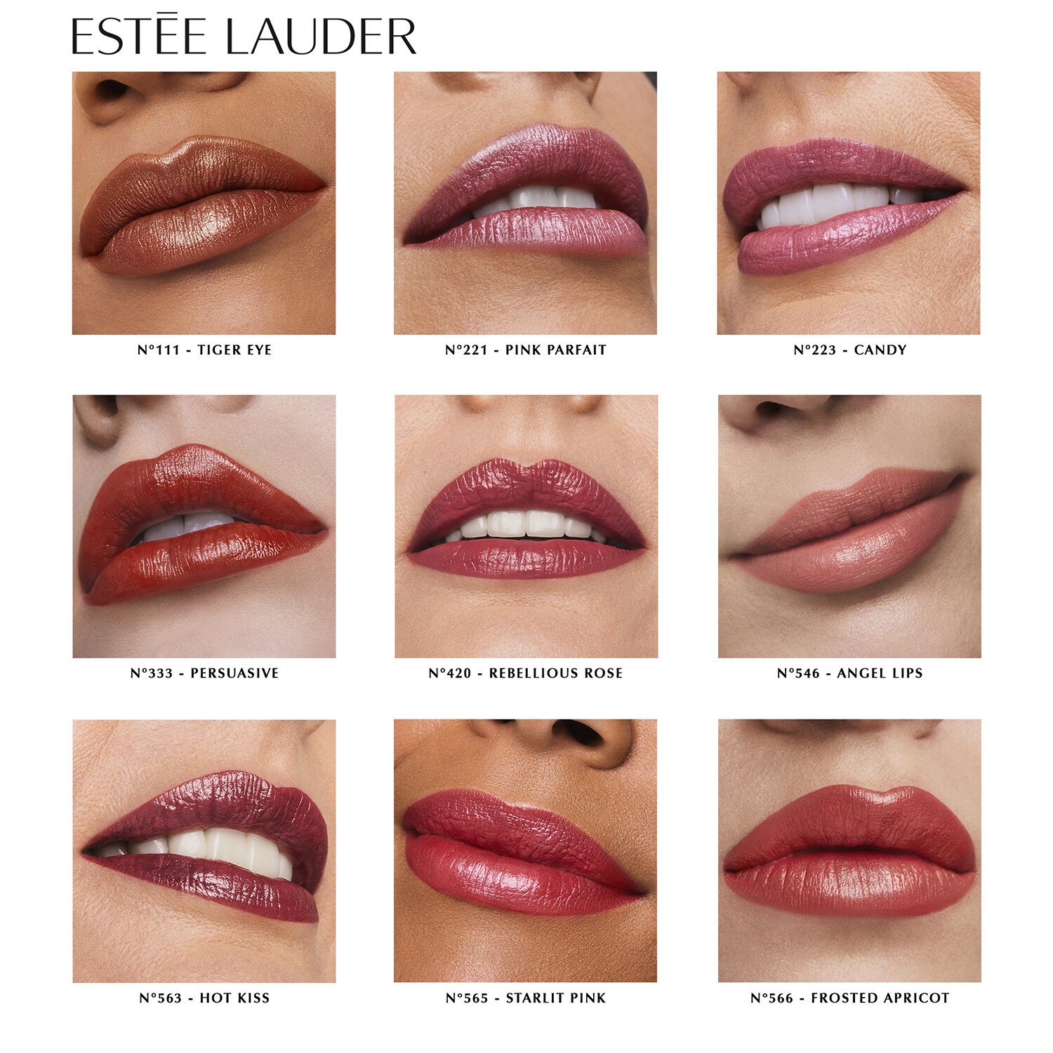 Губная помада Pure Color -Hi-Lustre-Finish Lippenstift Estée Lauder, 563 Hot Kiss (3.5g) — фото 2
