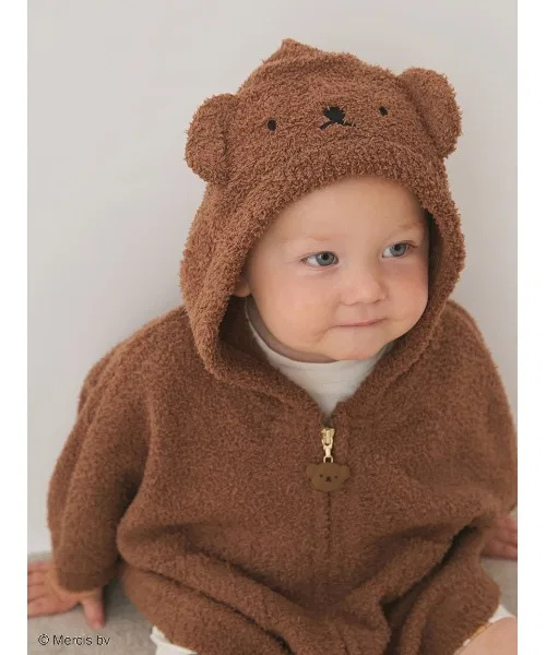 Пончо детское Dick Bruna BABY MOCO бордовое