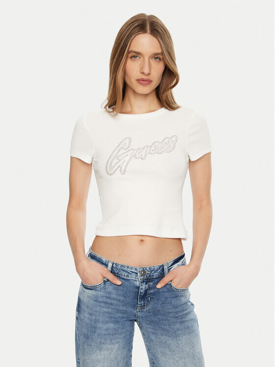 

Футболка стандартного кроя Guess, белый