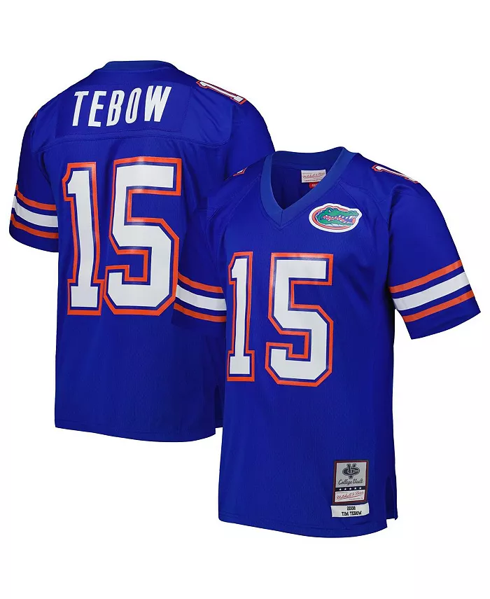 

Мужская футболка Tim Tebow Royal Florida Gators Big and Tall Legacy Jersey Mitchell & Ness