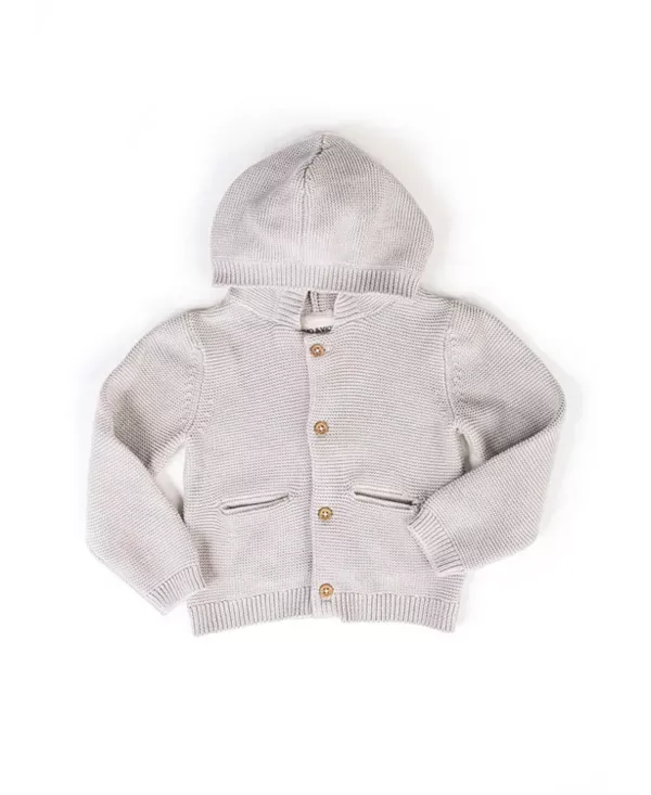 Вязаный кардиган - для малыша, ребенка Timo & Violet, Grey