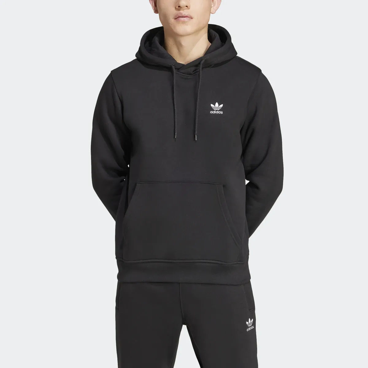 Толстовка Adidas Originals с капюшоном "ESS HD", черный — фото 2