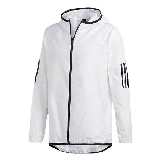 

Куртка adidas Stripe Casual Sports Hooded Jacket White, белый