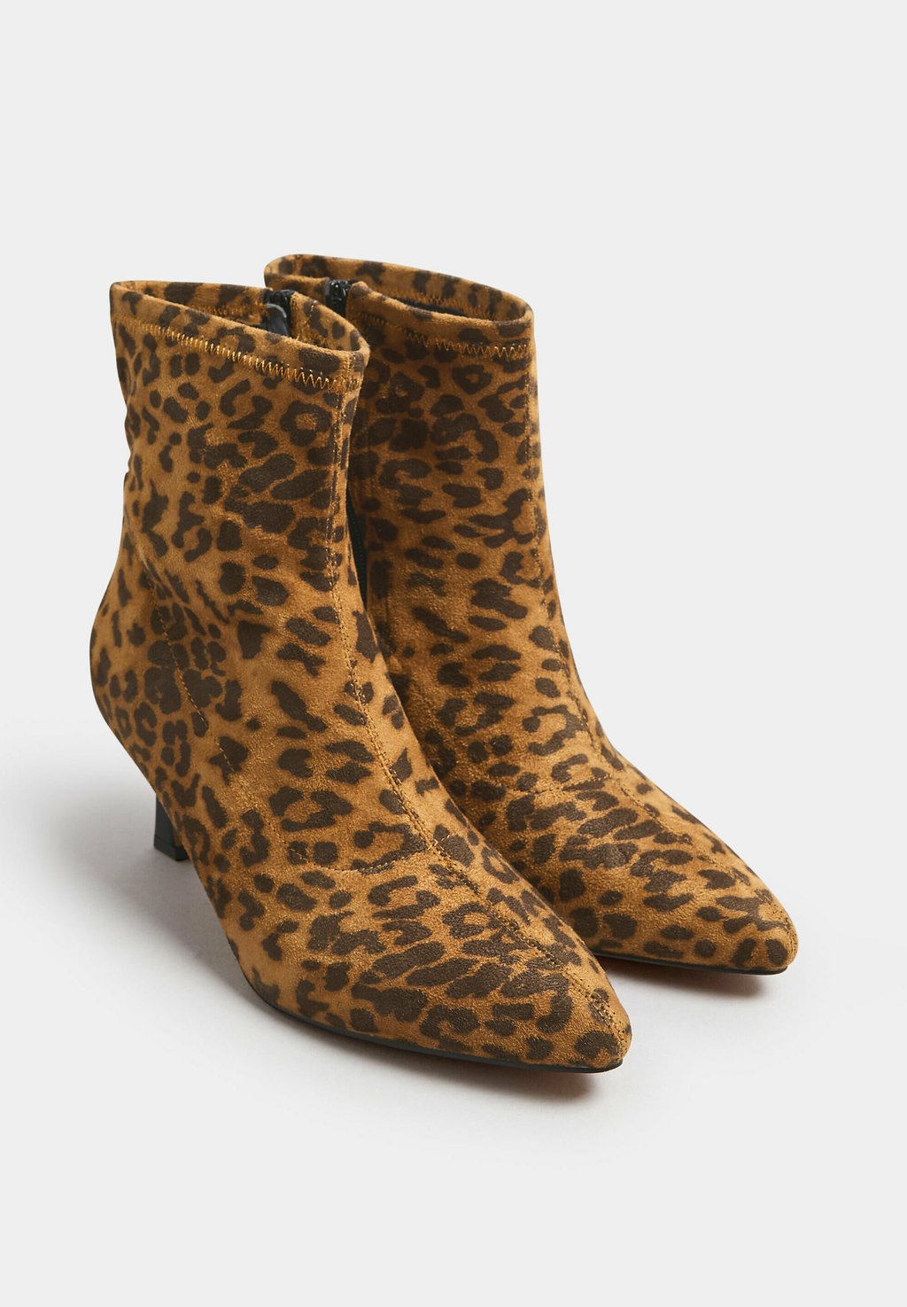 Классические ботильоны EXTRA WIDE FIT LEOPARD PRINT Yours Clothing, коричневый — фото 2