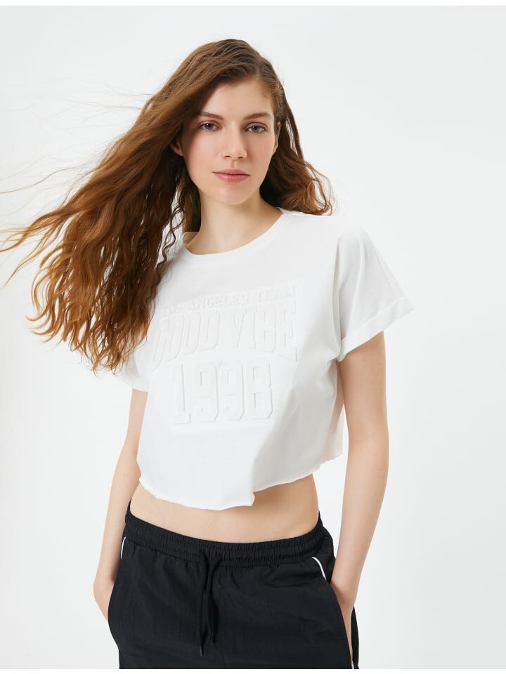 

Футболка KOTON T shirt, экрю