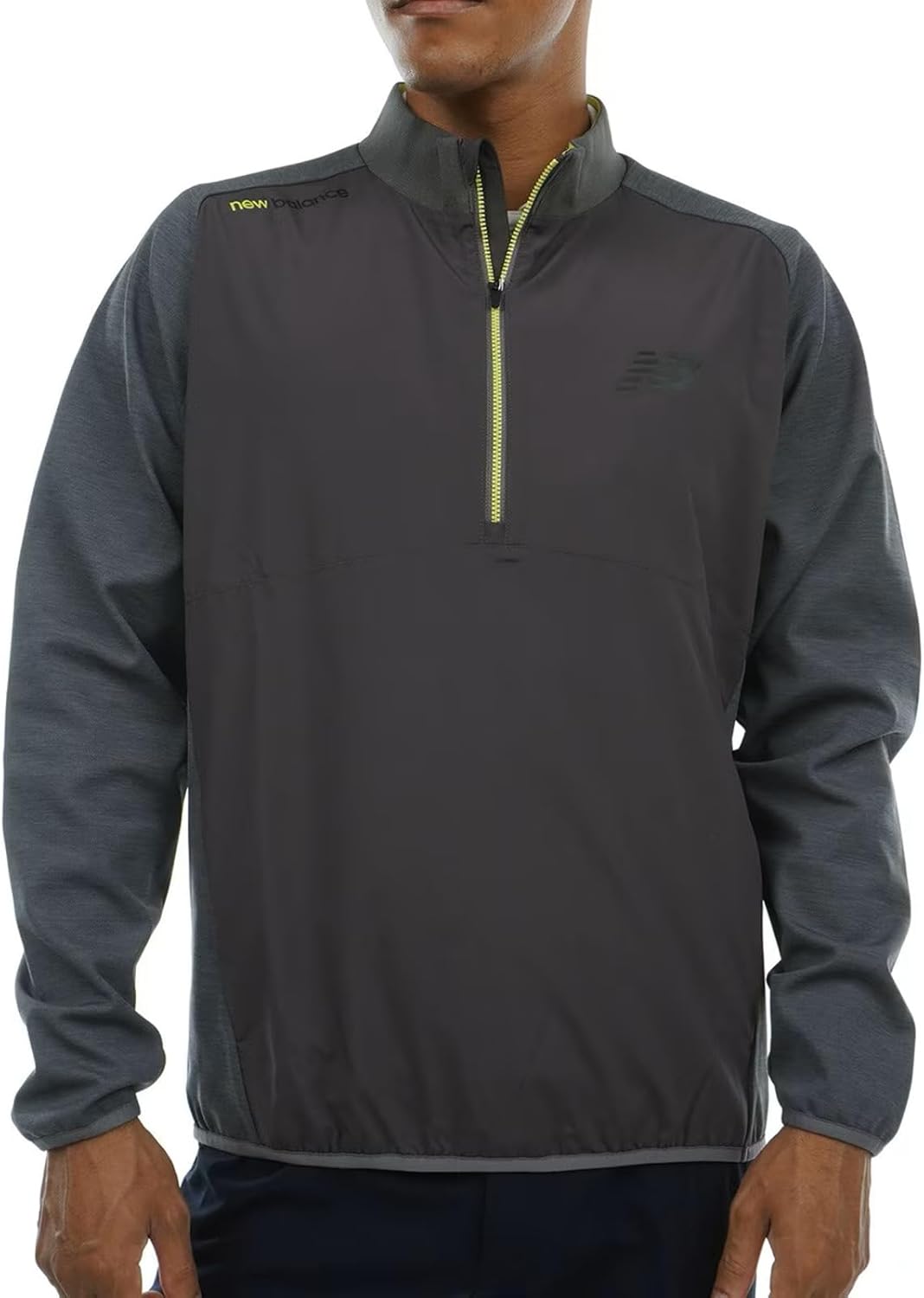 

Мужская толстовка New Balance 012-3262001 для гольфа с половинной молнией (эластичная, Scrumtech: сохранение формы), серый