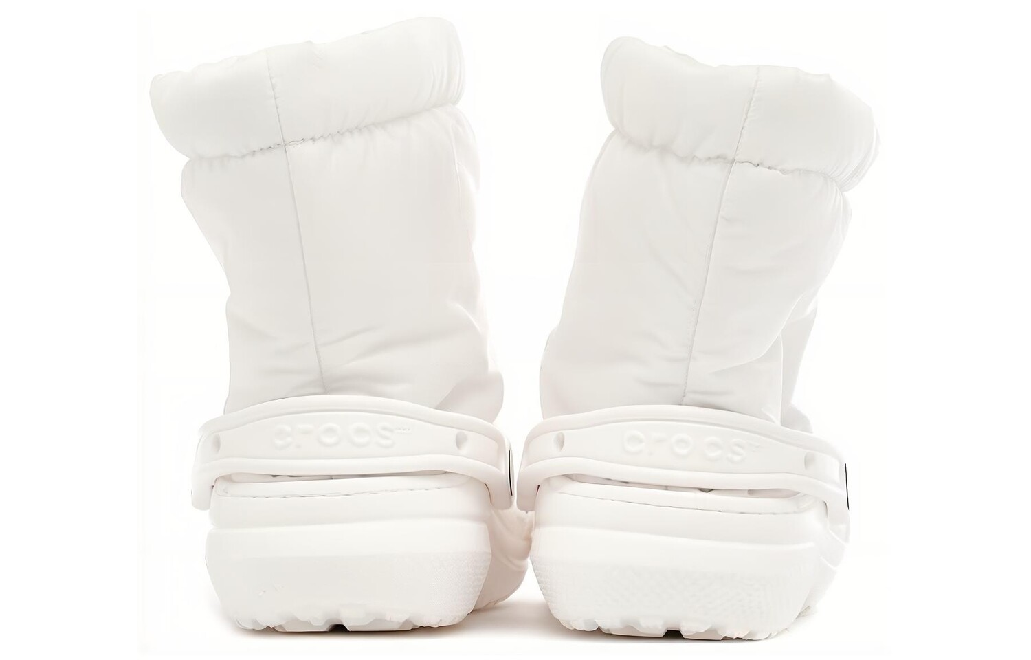 Женские классические ботильоны Crocs на подкладке, White — фото 3