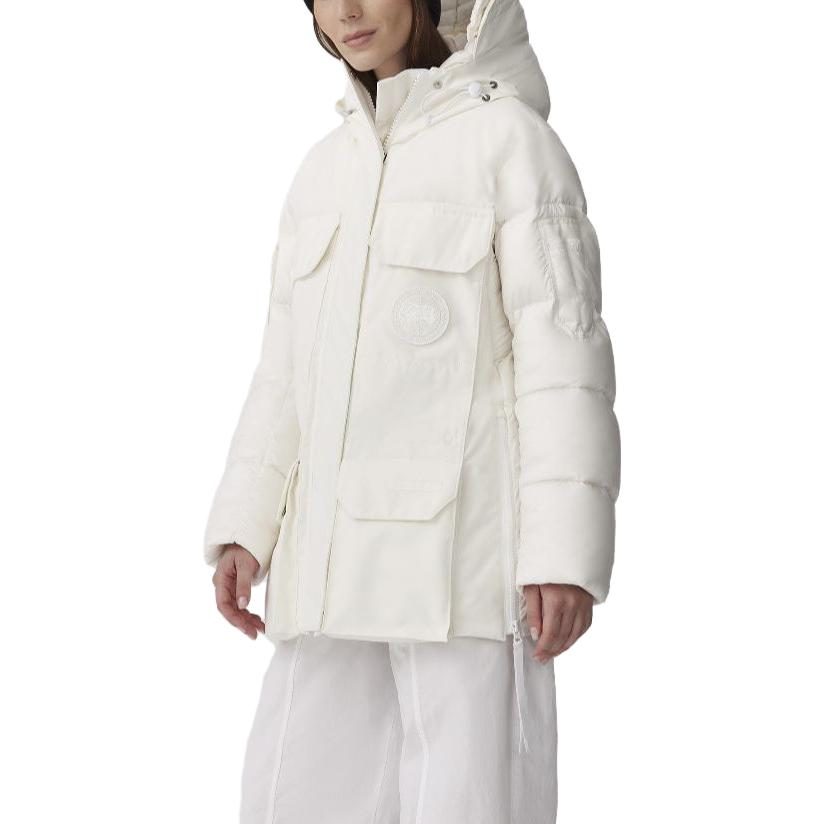 Куртка пуховая женская Expedition Series белый полярный, белый Бэйчэнь Canada Goose — фото 3