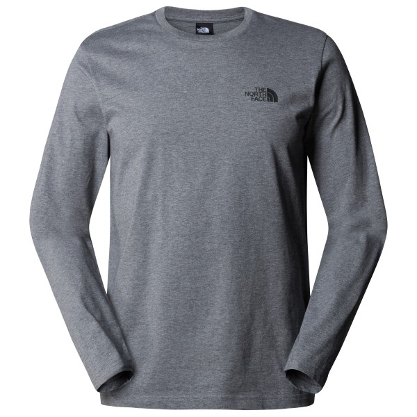 

Футболка с длинным рукавом и простым куполом The North Face, серый