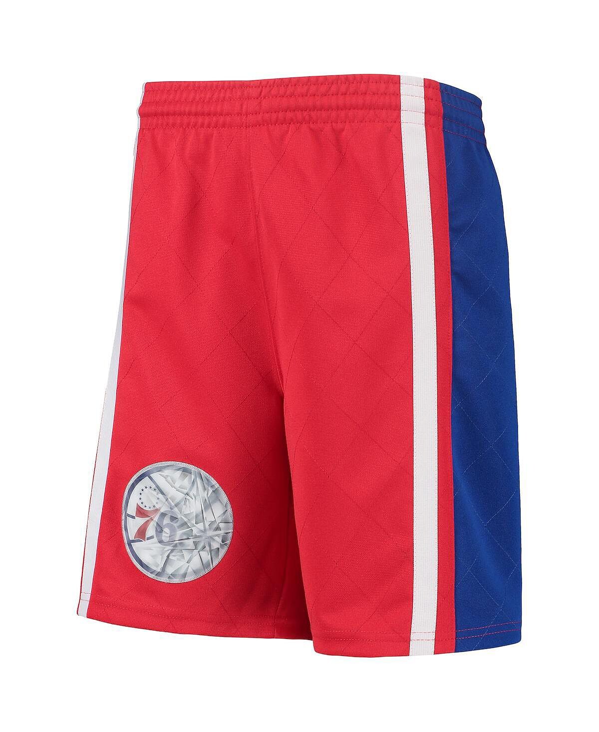 Красные шорты Big Boys Philadelphia 76Ers 1996 Hardwood Classics в честь 75-летия Swingman Mitchell & Ness — фото 3