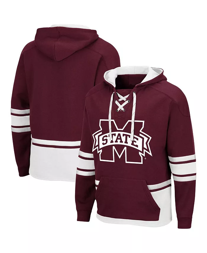 

Мужская толстовка Mississippi State Bulldogs Lace Up 3.0 с завязками Colosseum, красный