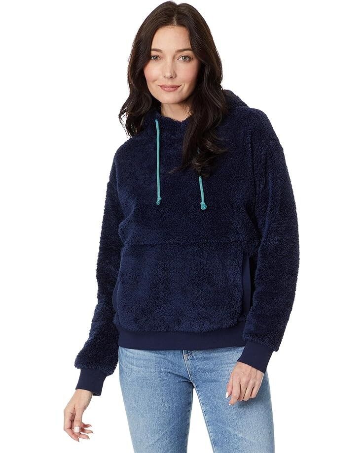 

Худи Carve Designs Brie Sherpa, темно-синий