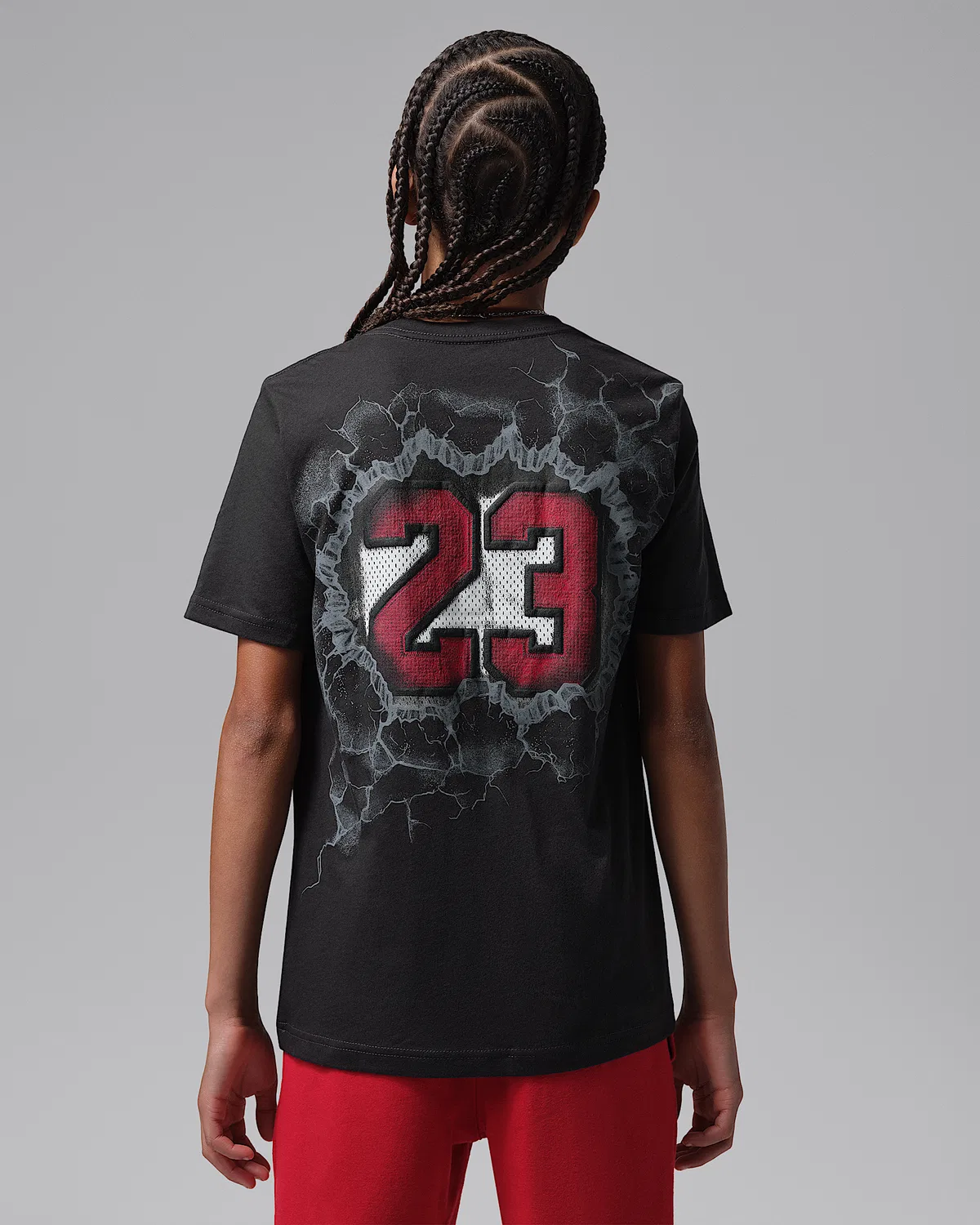 Детская футболка Jordan Jersey Breakthrough, Off Noir — фото 2