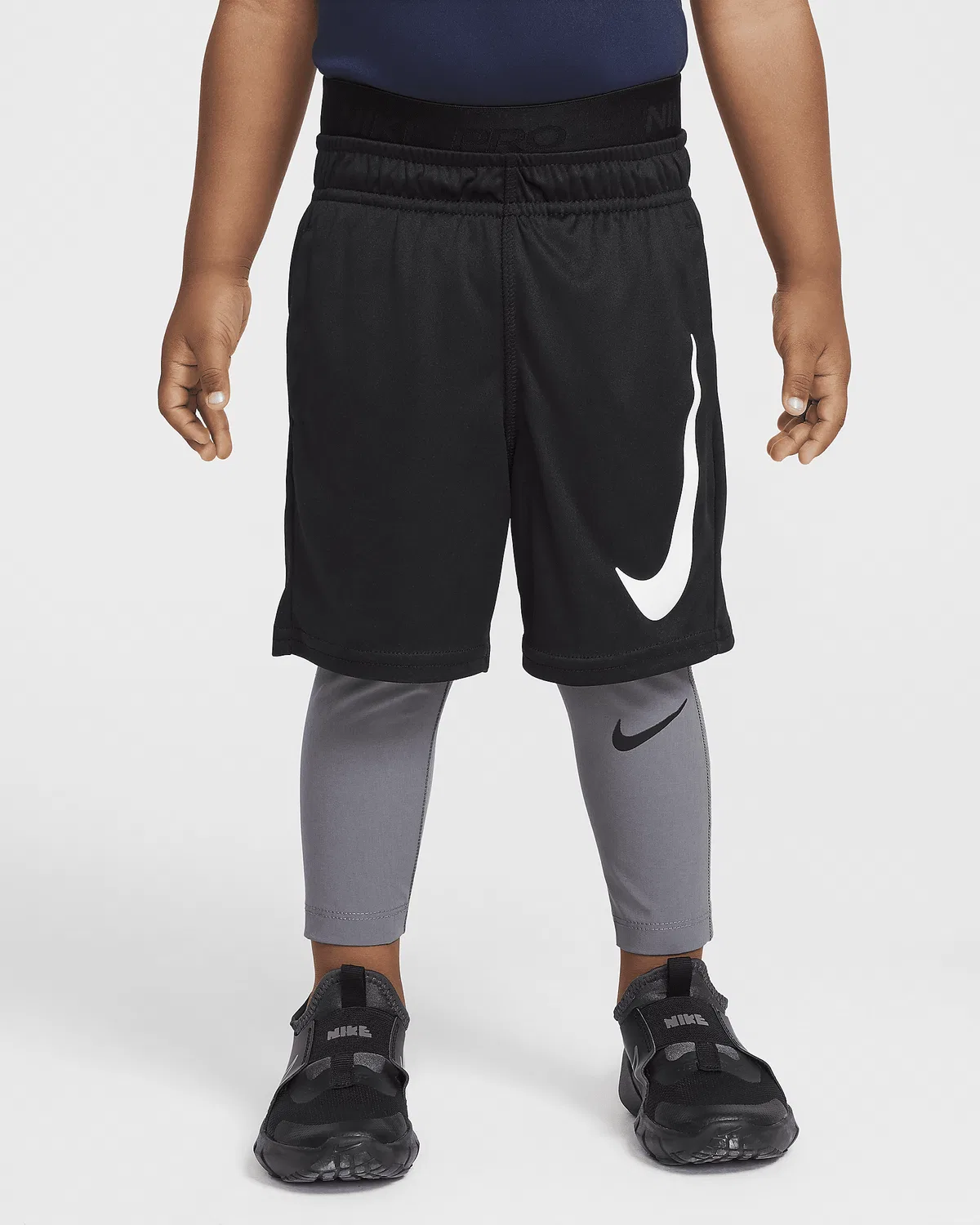 Тоддлер Dri-FIT лосины Nike Pro, Smoke Grey