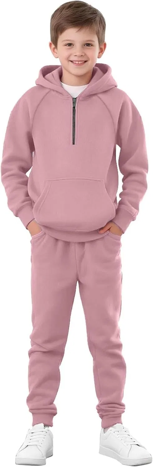 Детский спортивный костюм флисовый, Generic, 2 предмета, Pink