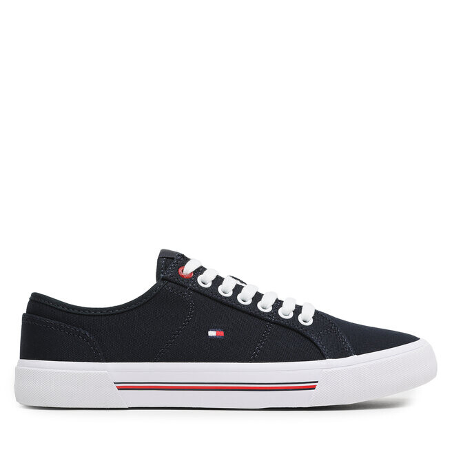 

Кроссовки Tommy Hilfiger Core Corporate Vulc Canvas FM0FM04560 Desert Sky DW6, темно-синий