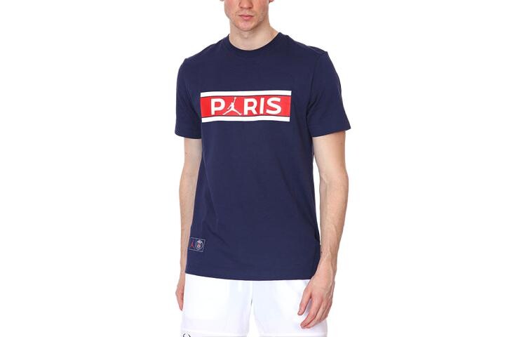 

Футболка с логотипом Air X Paris Saint-Germain Block Jordan, синий