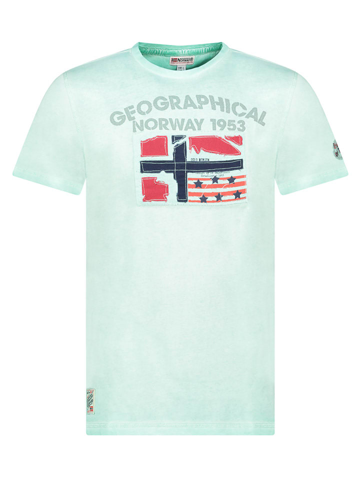 

Футболка Geographical Norway, бирюзовый
