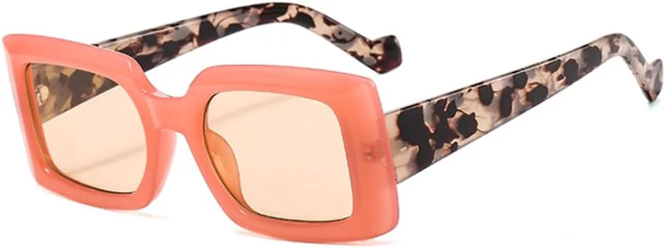 

Модные панк-солнцезащитные очки для женщин, винтажные, яркие, для мужчин, ретро-очки, очки в стиле стимпанк, солнцезащитные очки UV400 TYUVIVO, C6 Pink-lightbrown