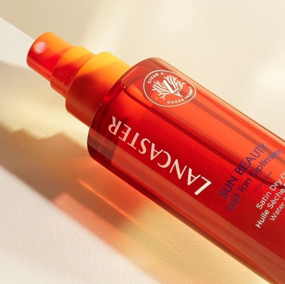 Солнцезащитное масло Sun Beauty Satin Dry Oil, сухой спрей, SPF 30 Lancaster, 150 мл — фото 3