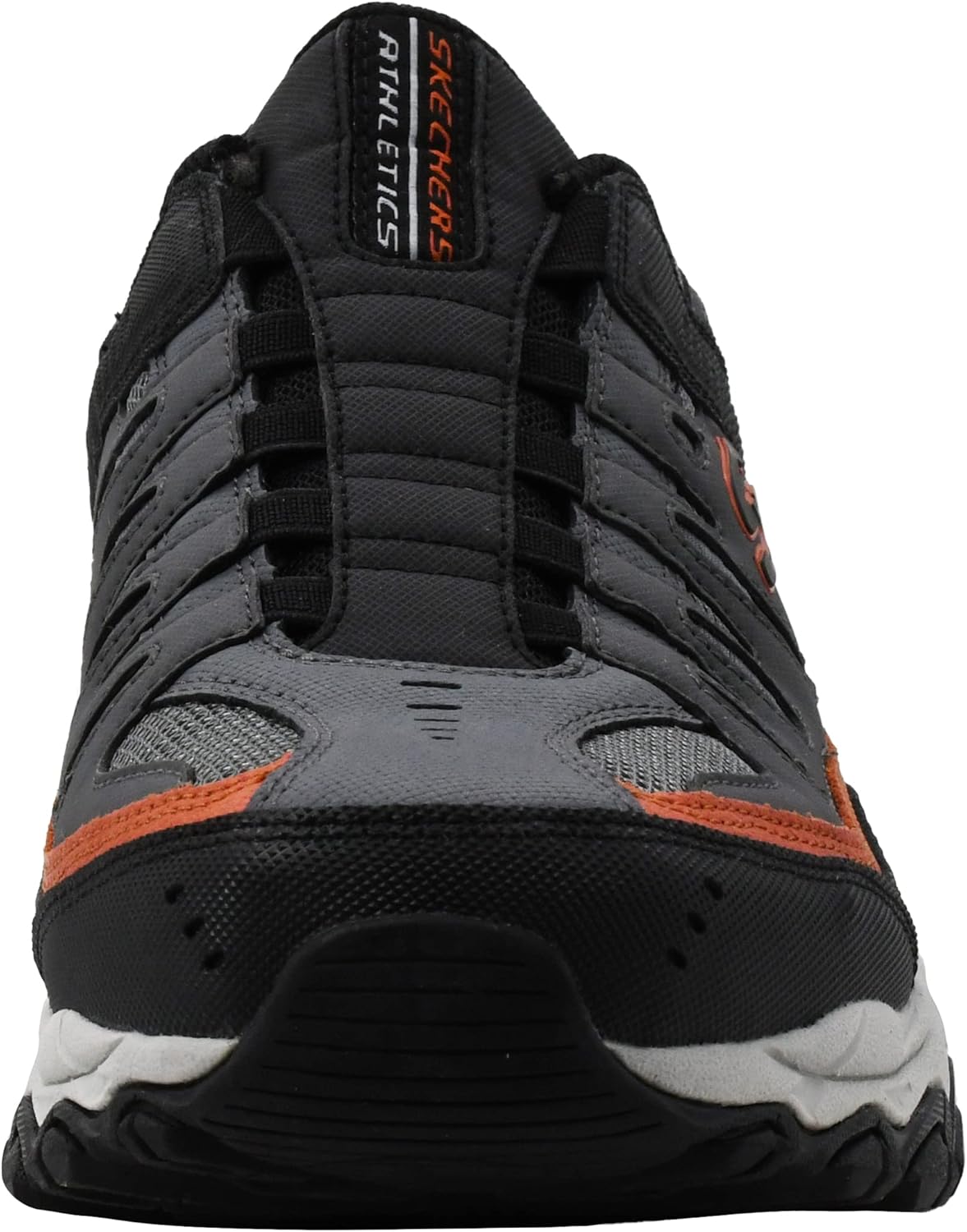 Мужские кроссовки Skechers Afterburn M. Fit Wonted, оранжевый/угольный — фото 2