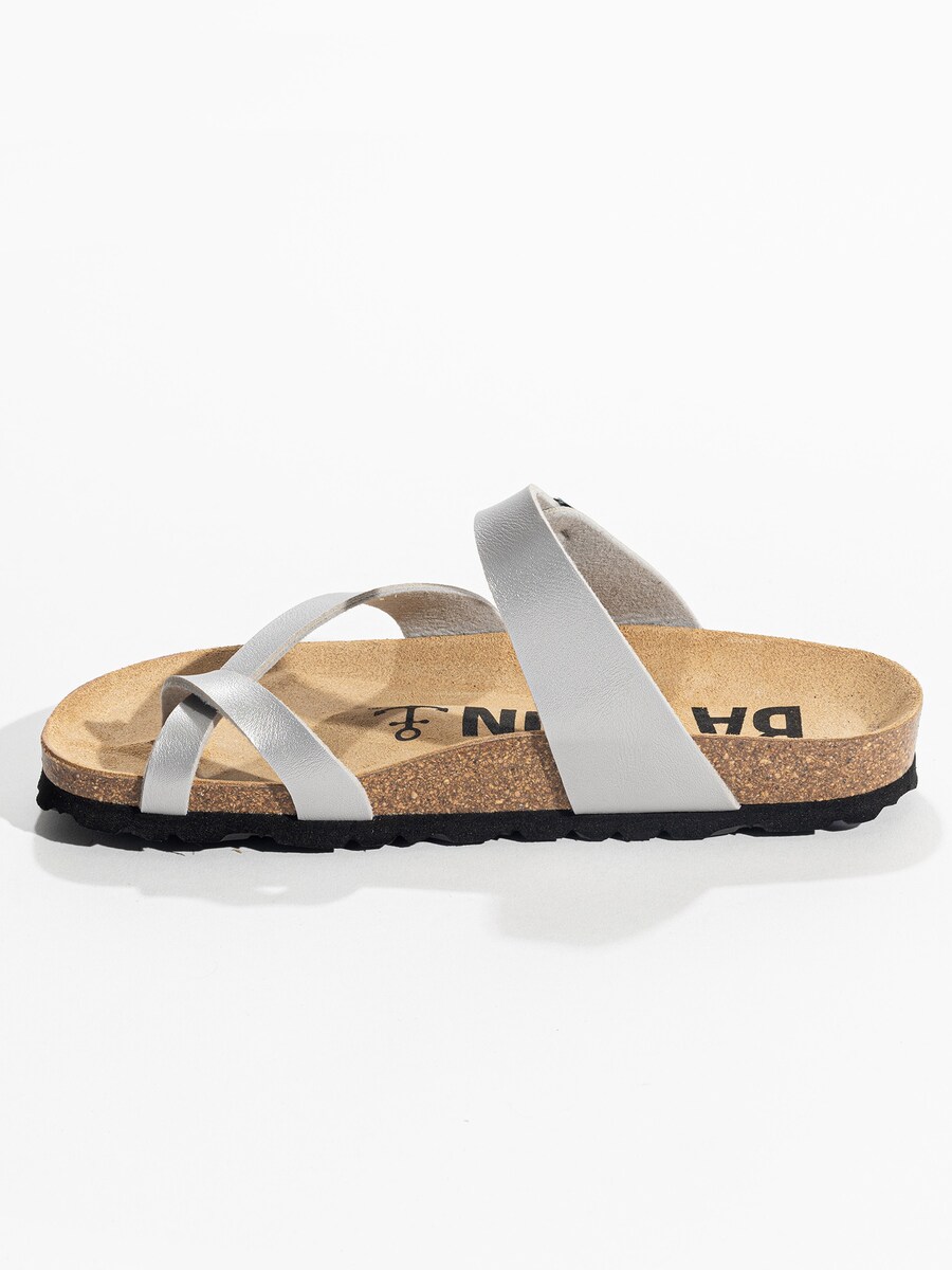Сандалии с т-образным ремешком Bayton T-Bar Sandals Diane, серебряный — фото 4