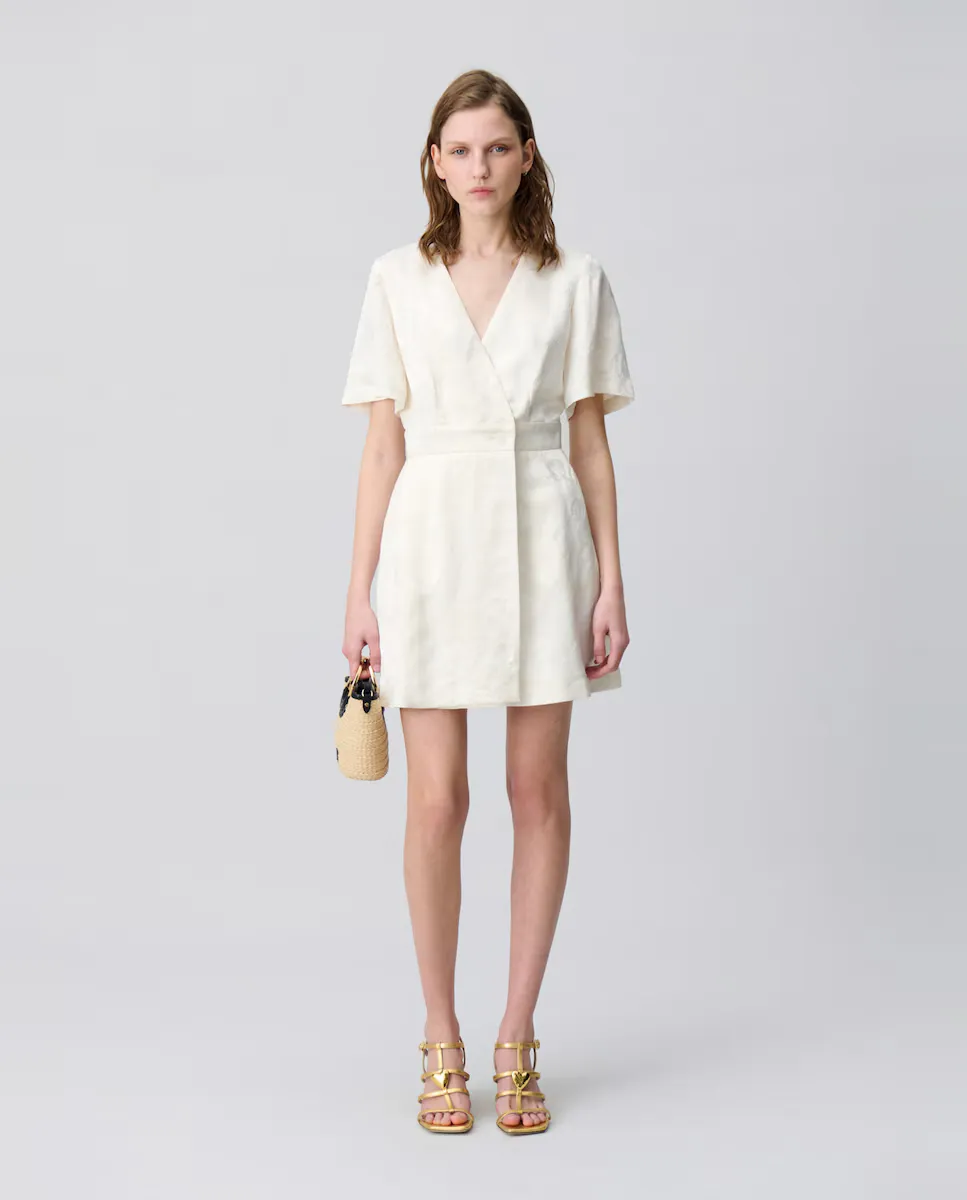

Короткое платье с запахом Claudie Pierlot, белый
