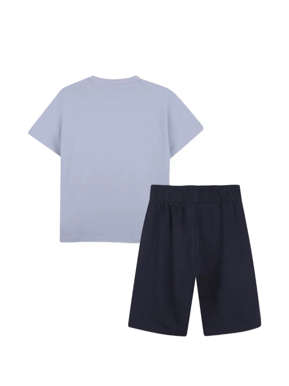 Комплект из двух шорт с логотипом Boss Kidswear, синий — фото 2