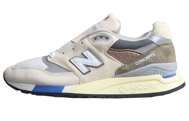 

Кроссовки 998 MiUSA Concepts C Note 10th Anniversary 2023 New Balance, серо-голубой