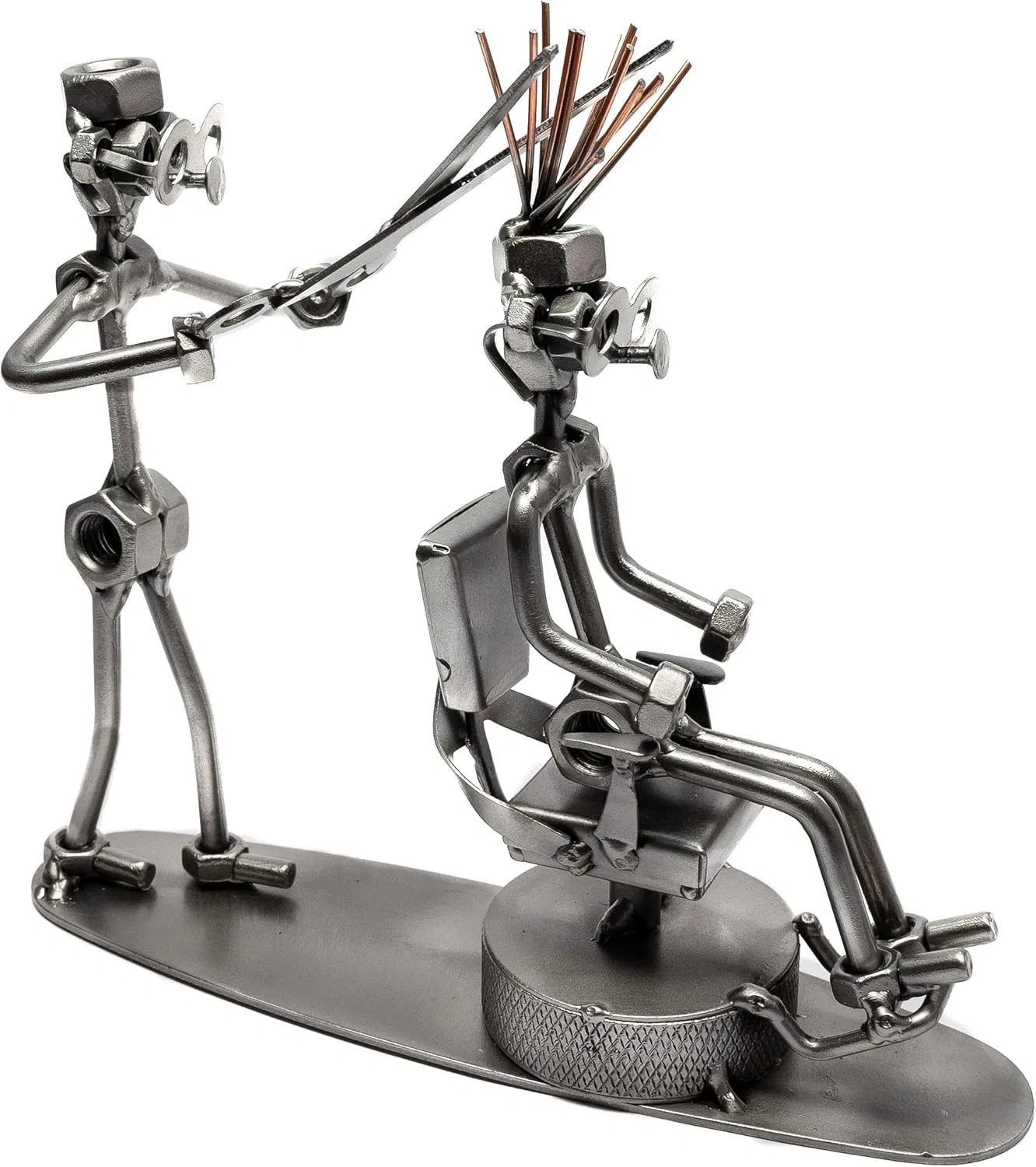 Металлическая фигурка парикмахера «Screw Man» от STEEMO Steemo — фото 3