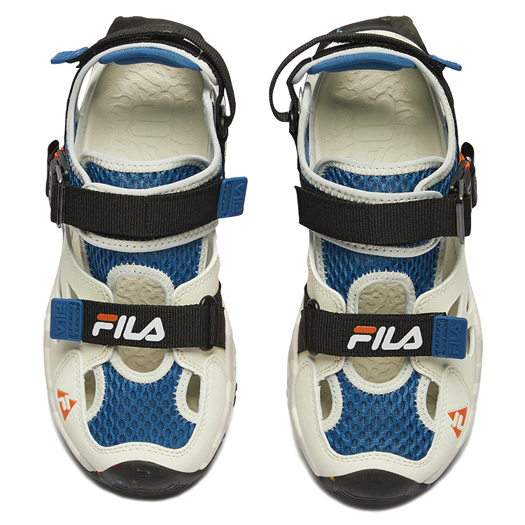 Детские сандалии Firefly Slip с низким верхом, быстросохнущие, нескользящие FILA KIDS, кремовый/белый/синий — фото 4